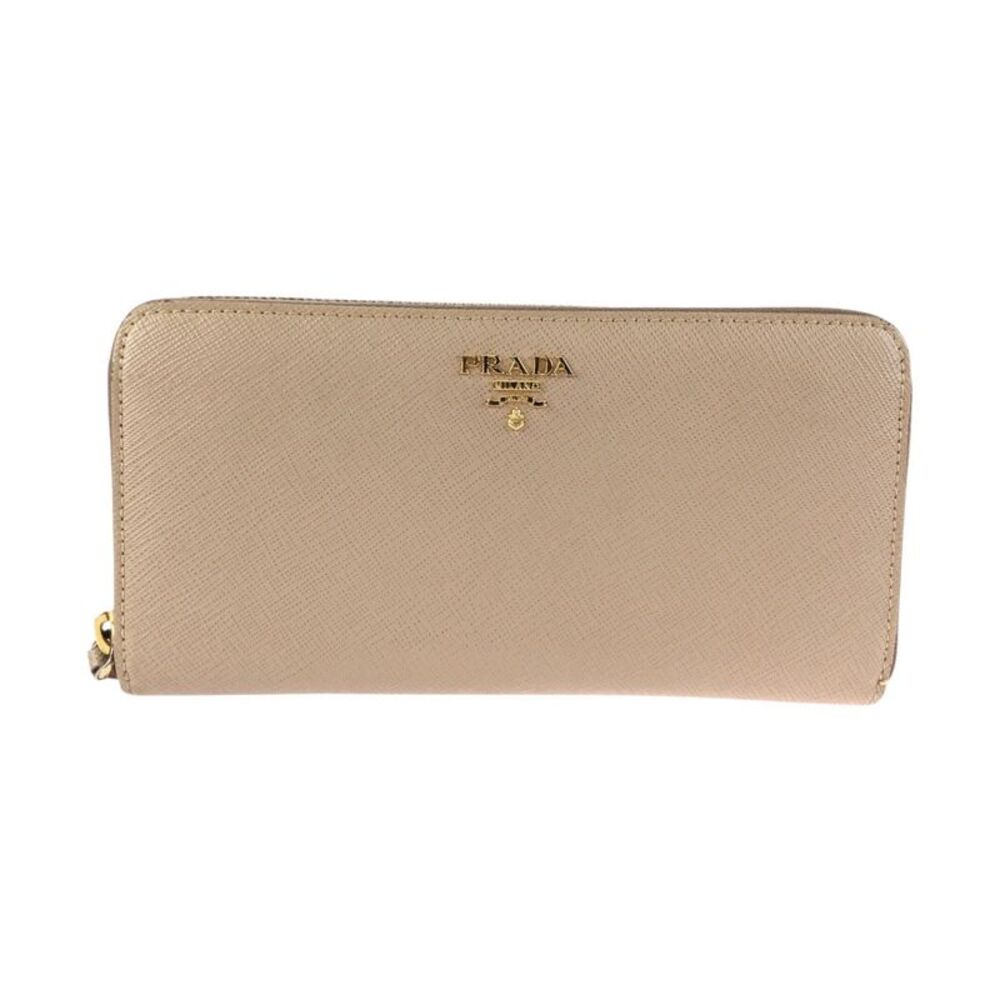 Prada Saffiano Leather Long Wallet